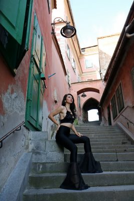I am Georgiana Almaaz Couture Designer Roman Constanta Be Bold | And I found just the right outfit to do that, a breathtaking black set