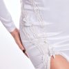 Cauti o Rochie Lunga Deosebita de Mireasa? Contacteaza-ne sau Comanda Online | Rochie Alba Mireasa Tafta Matase Naturala Almaaz Couture Atelier