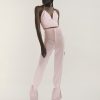 Almaaz Couture Contacteaza-ne sau Comanda Online | Almaaz Couture Pink Suit 3 Piese Summer Crepe, Constanta Romania